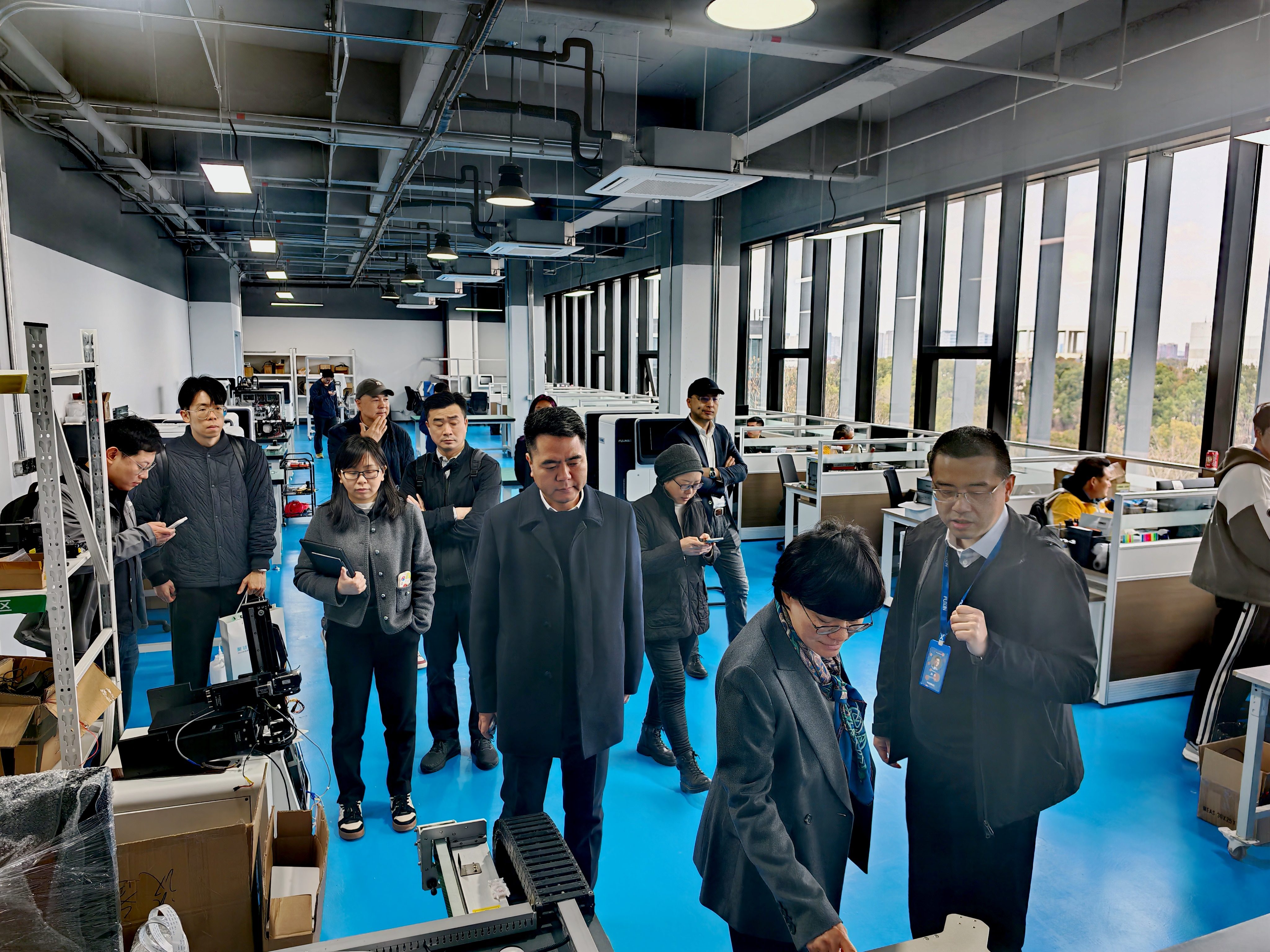 西湖区领导一行莅临富芯医疗考察指导，共话生物芯片产业新未来